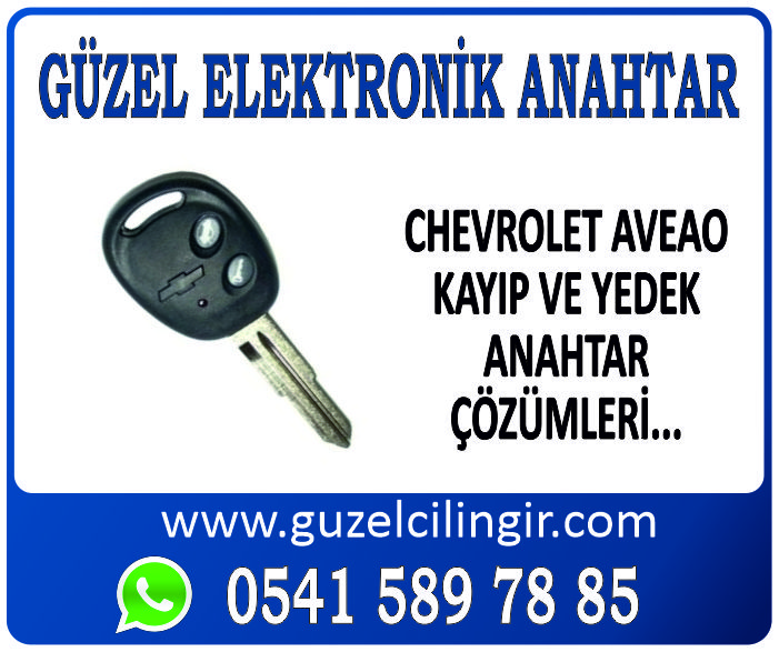 Alanya Chevrolet Aveao Yedek Anahtar